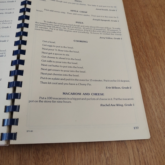 Vintage cookbook from 1991 ABCDe...licious addition any kitchen. Oak Lawn School - Picture 9 of 12